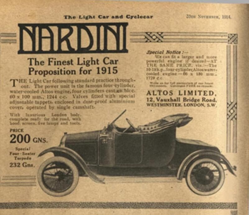 1960 Nardini Flymobile listing image