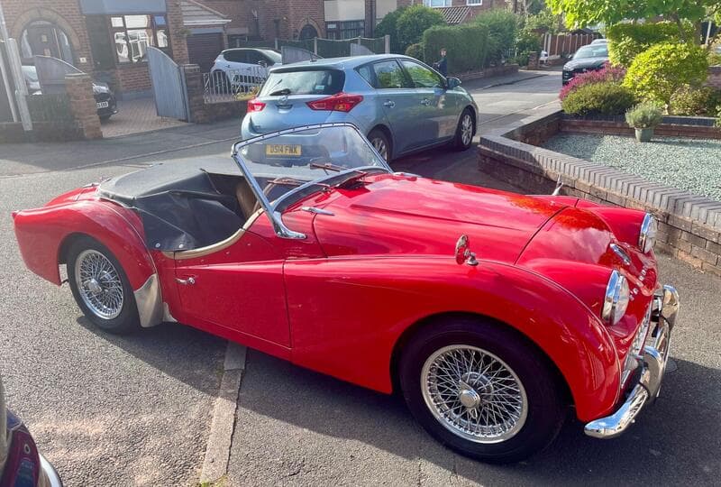 1957 Triumph TR3 listing image