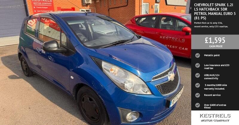 2012 Chevrolet Spark LS listing image